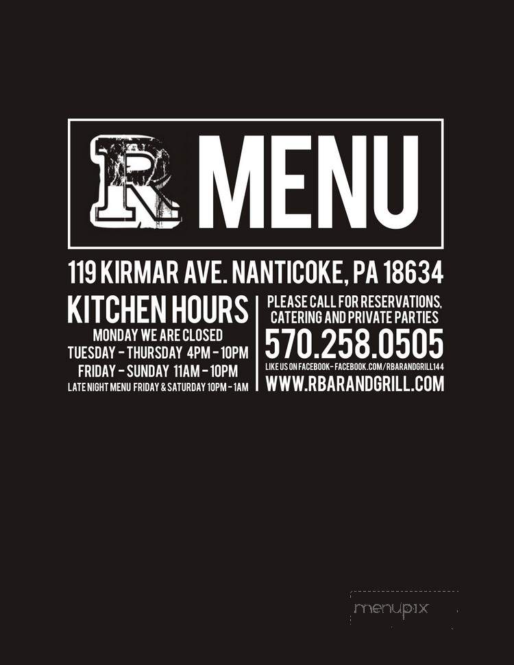 R Bar and Grill - Nanticoke, PA
