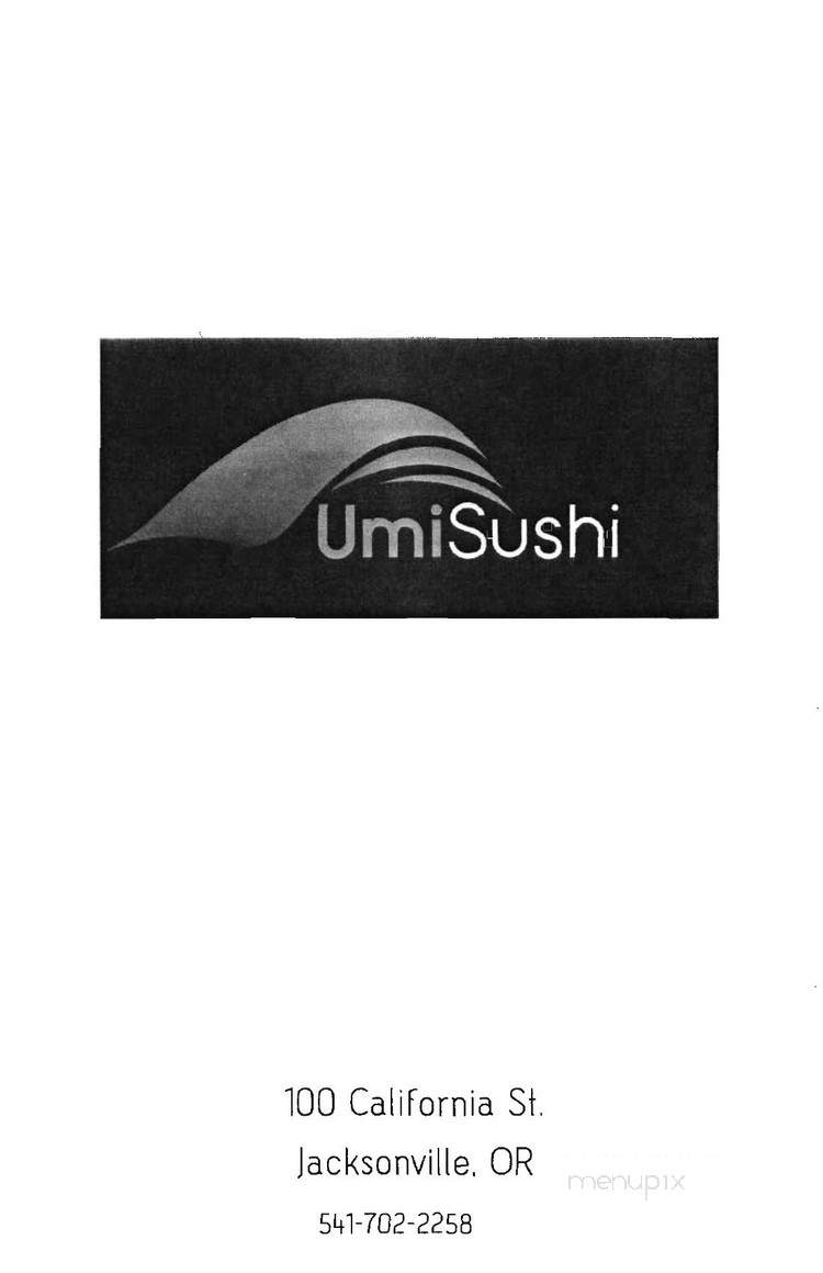 Umi Sushi - Jacksonville, OR