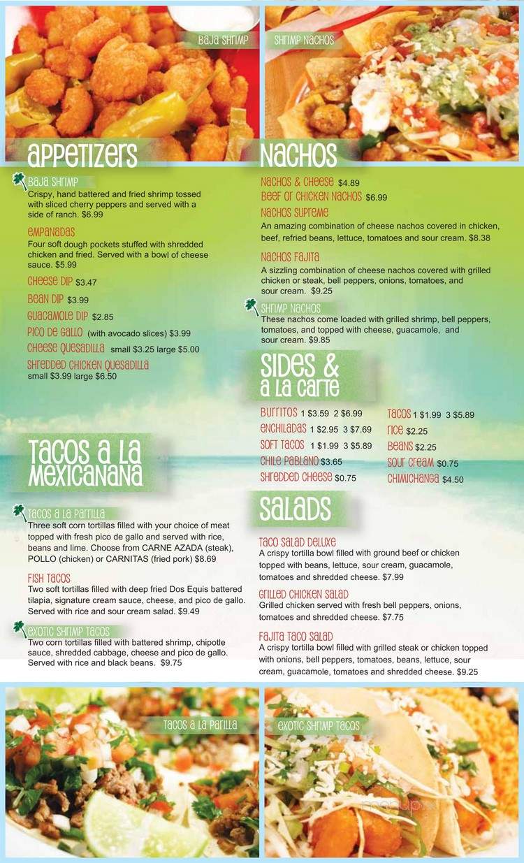 Cancun Mexican Restaurant - Sneads Ferry, NC menu_pic