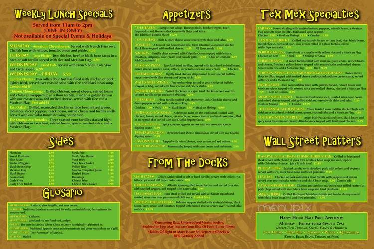 Shine Bar - Orlando, FL menu_pic