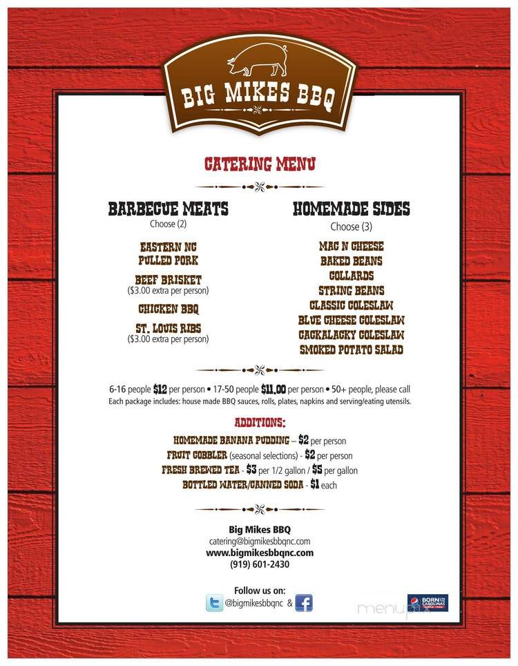 Big Mikes BBQ - Apex, NC