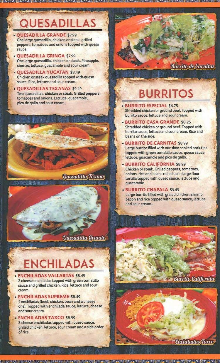 Chapala Mexican Grill - Shelbyville, IL menu_pic