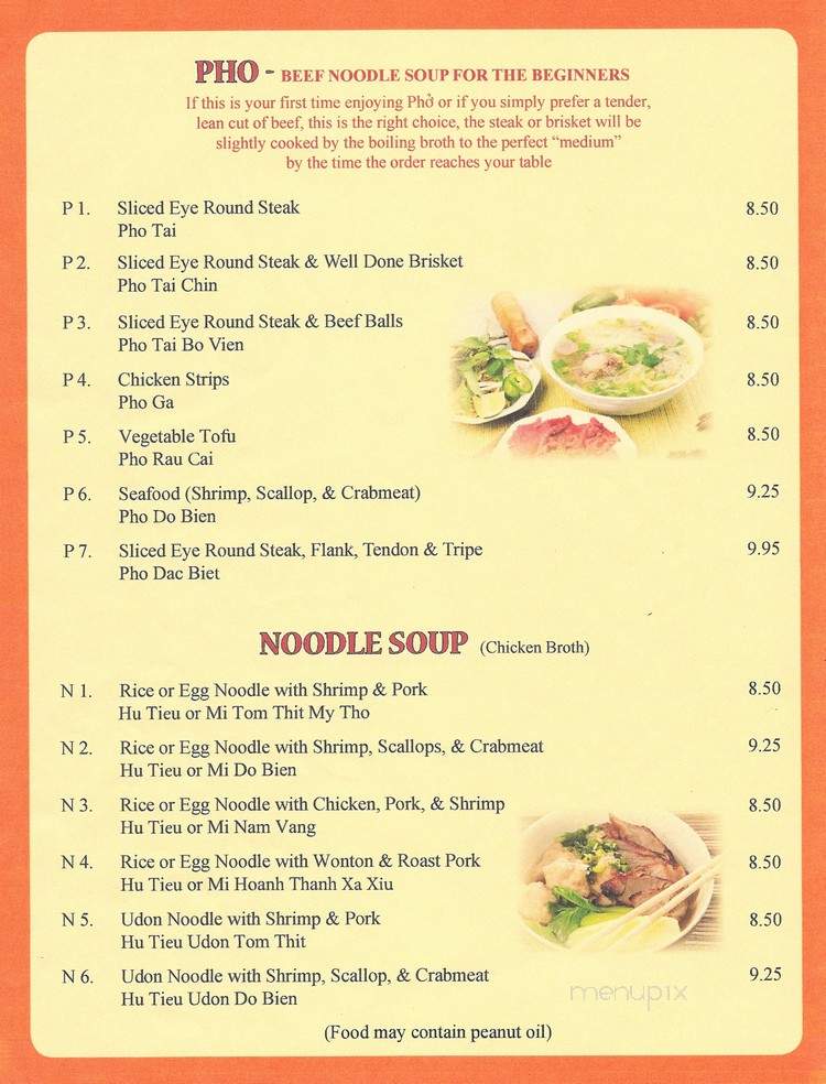 Pho Saigon Garden - Midlothian, VA menu_pic