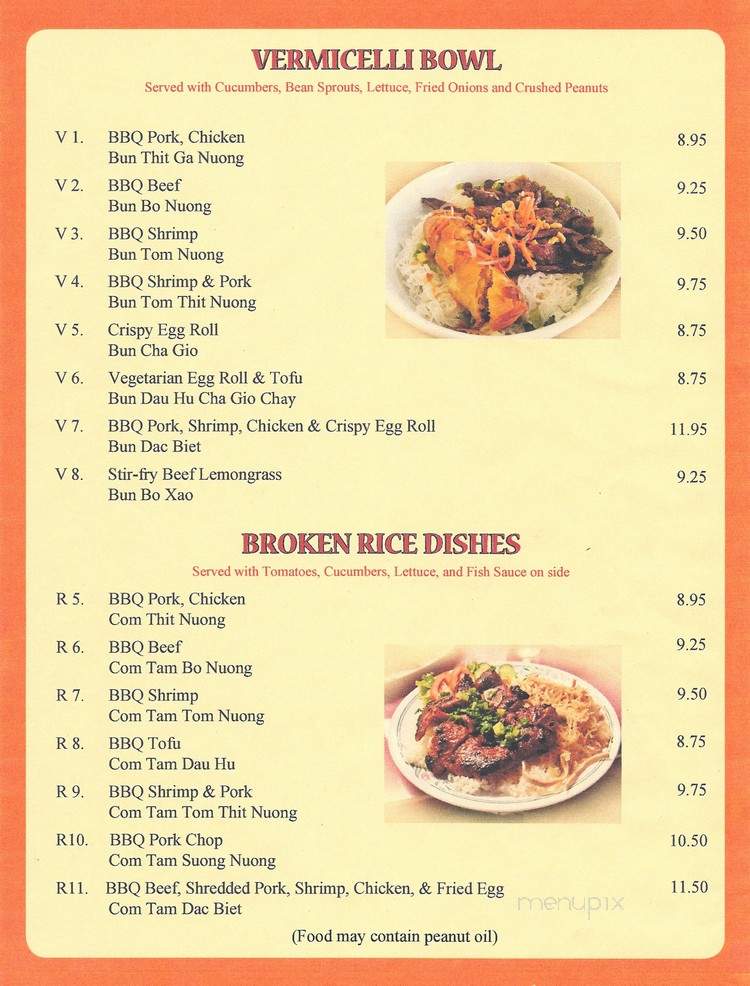 Pho Saigon Garden - Midlothian, VA menu_pic