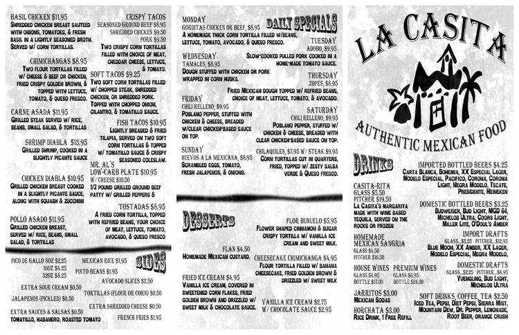 La Casita Authentic Mexican - Fort Myers, FL menu_pic