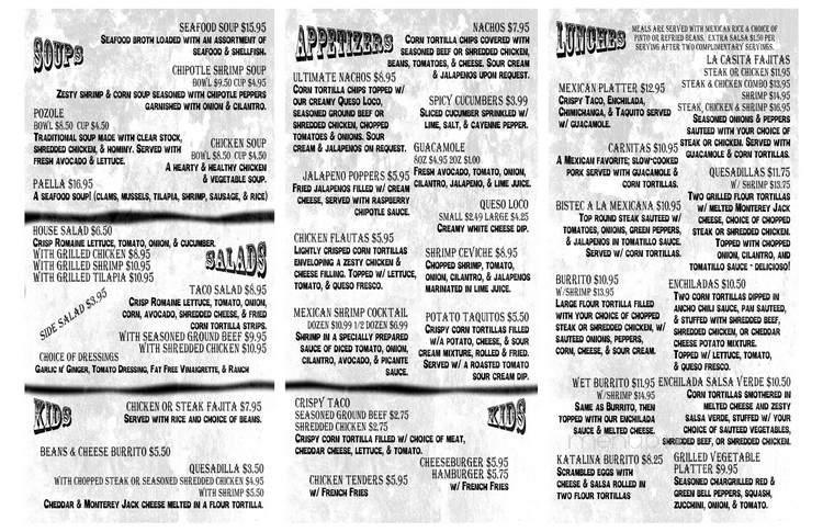 La Casita Authentic Mexican - Fort Myers, FL menu_pic