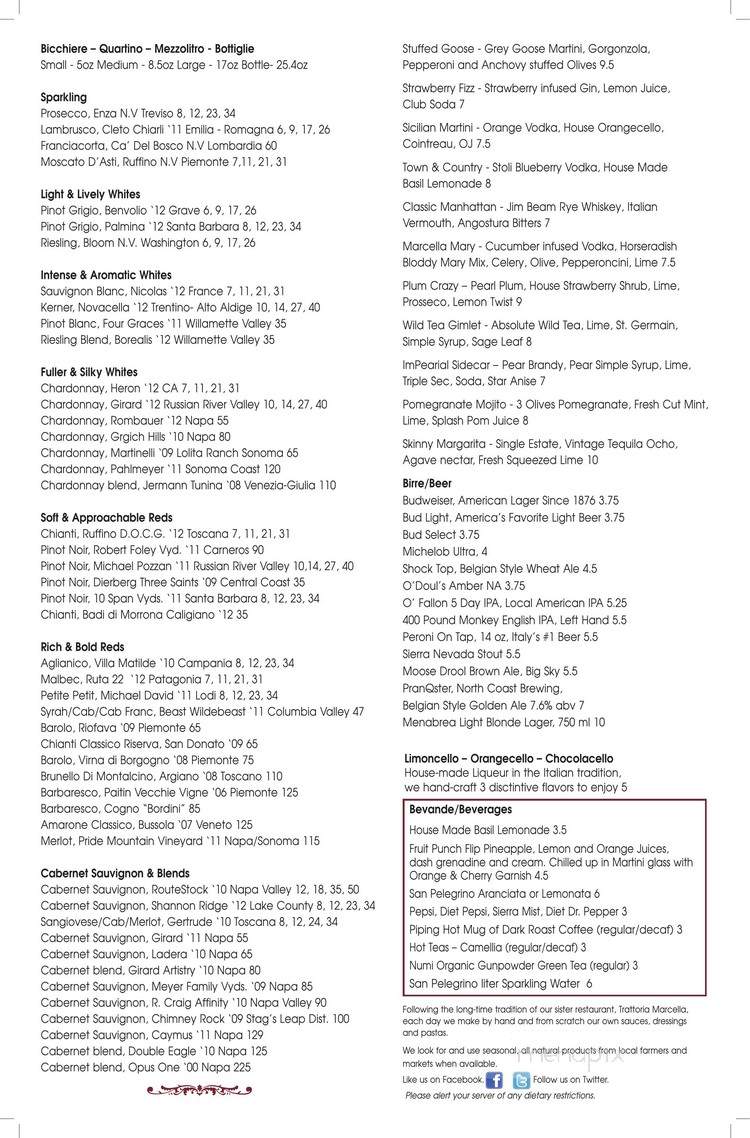 Marcella's Mia Sorella - Saint Louis, MO menu_pic