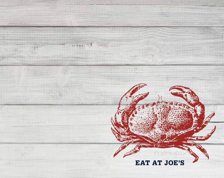 Joe's Crab Shack - Sevierville, TN menu_pic
