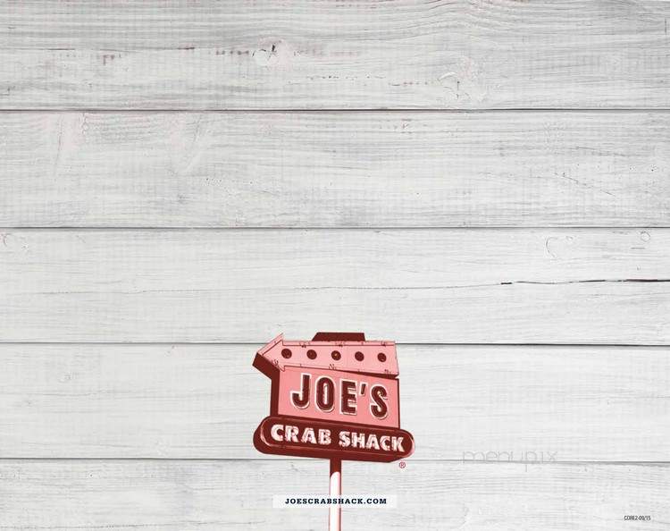Joe's Crab Shack - Sevierville, TN menu_pic