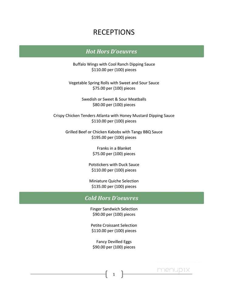 The Dive - Goose Creek, SC menu_pic