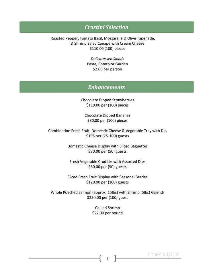 The Dive - Goose Creek, SC menu_pic