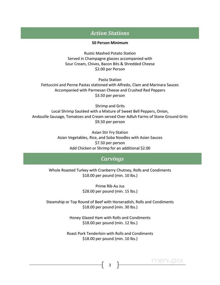 The Dive - Goose Creek, SC menu_pic