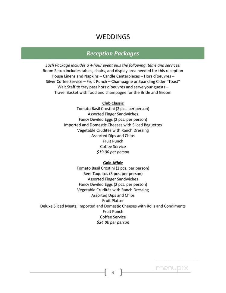 The Dive - Goose Creek, SC menu_pic
