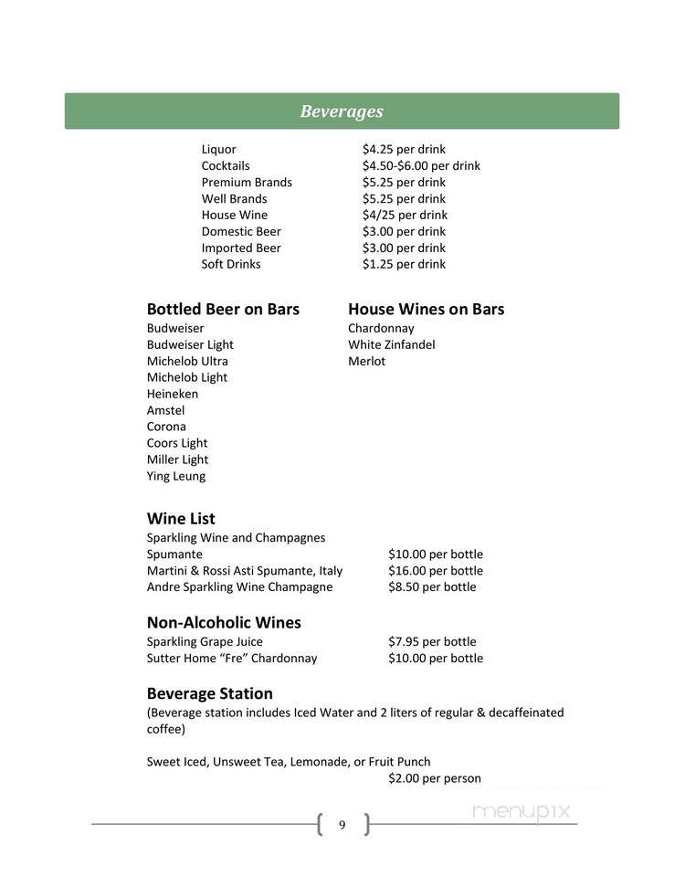 The Dive - Goose Creek, SC menu_pic