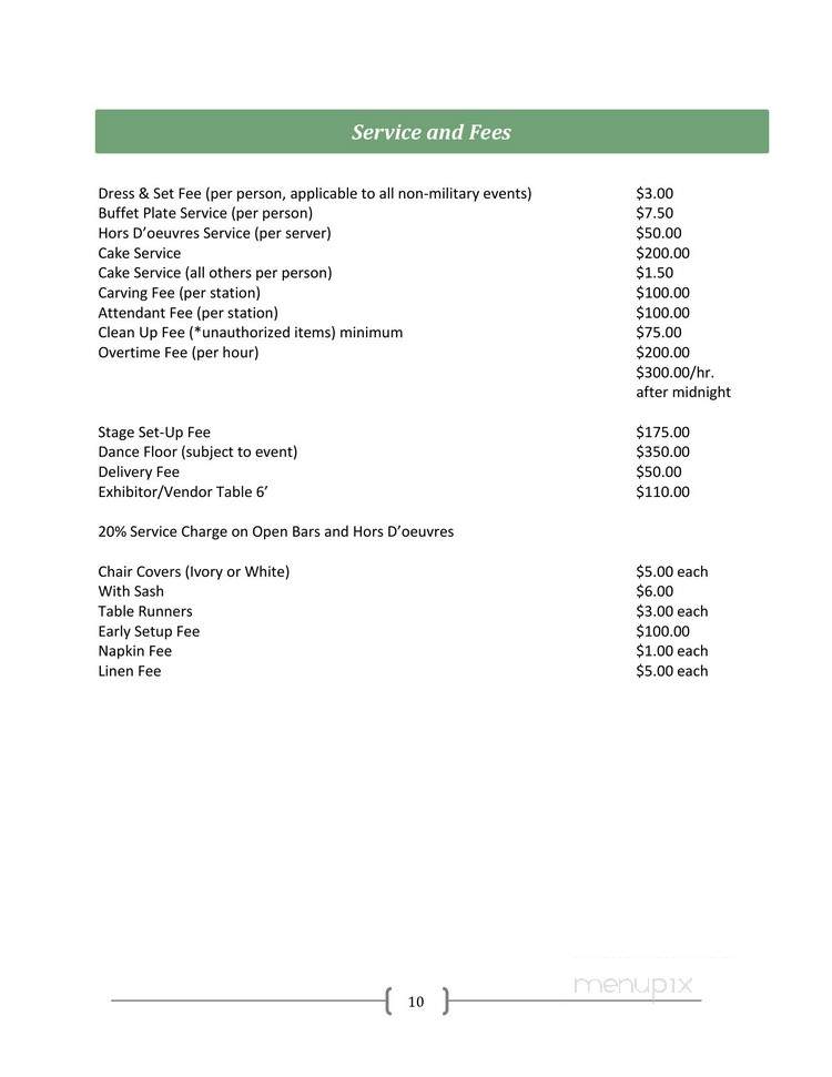 The Dive - Goose Creek, SC menu_pic