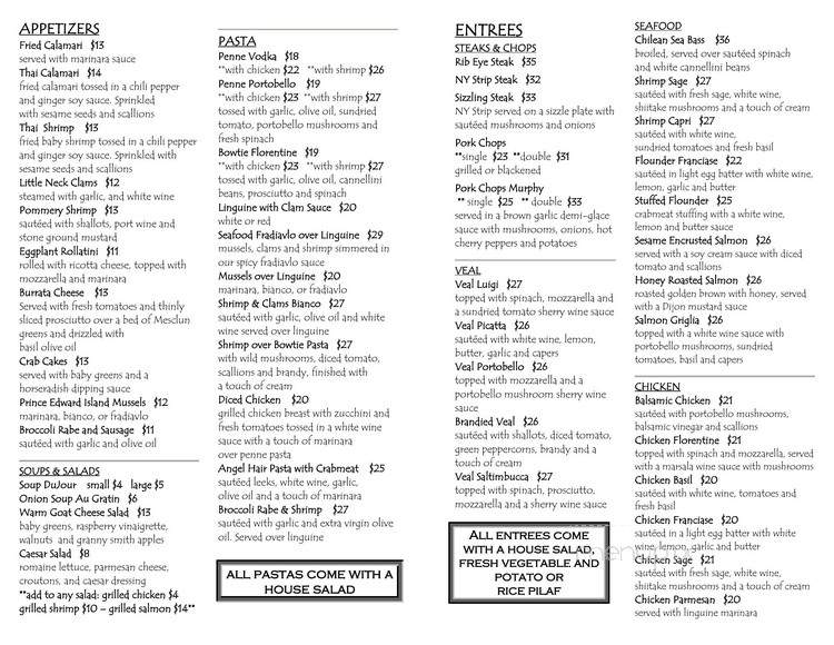 Sage Restaurant - Fair Lawn, NJ menu_pic