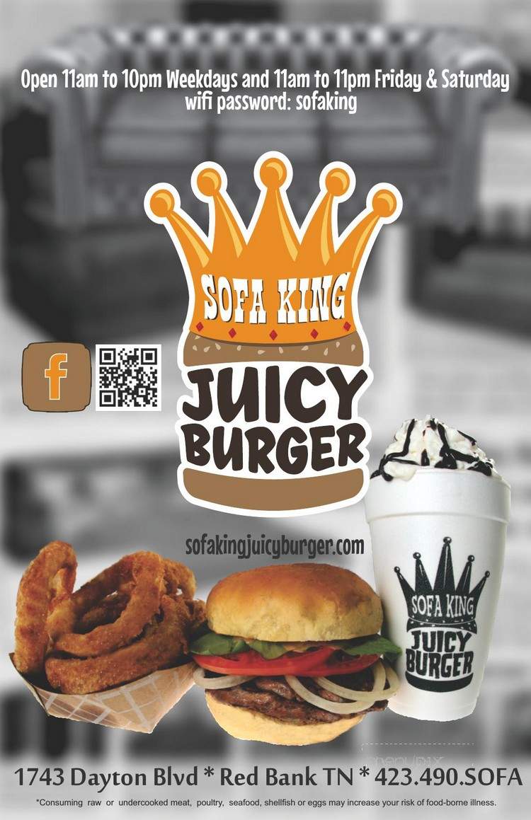 Sofa King Juicy Burger - Chattanooga, TN