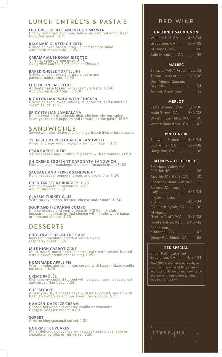Caprese - Alexandria, VA menu_pic