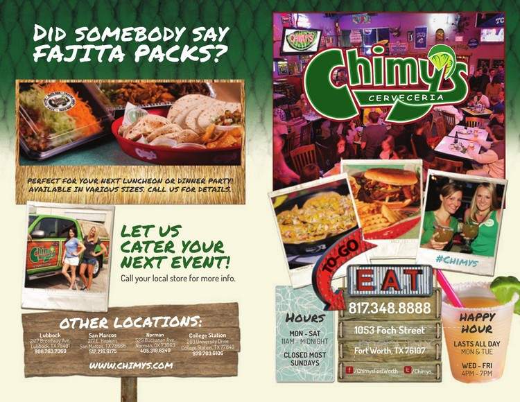 Chimy's - College Station, TX menu_pic