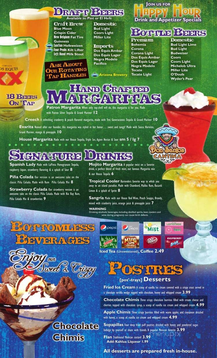 Eva's Mexican Food Restaurant - Casa Grande, AZ menu_pic