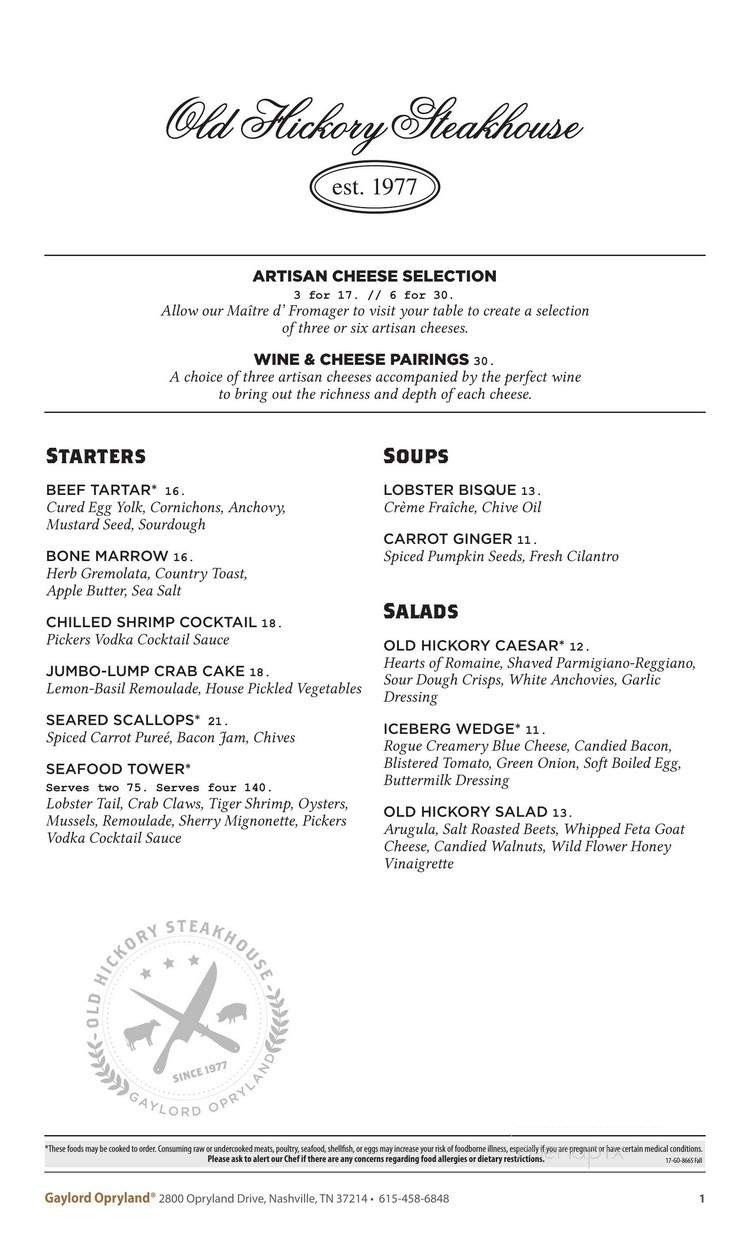 Paisano's Pizzaria & Vino - Nashville, TN menu_pic