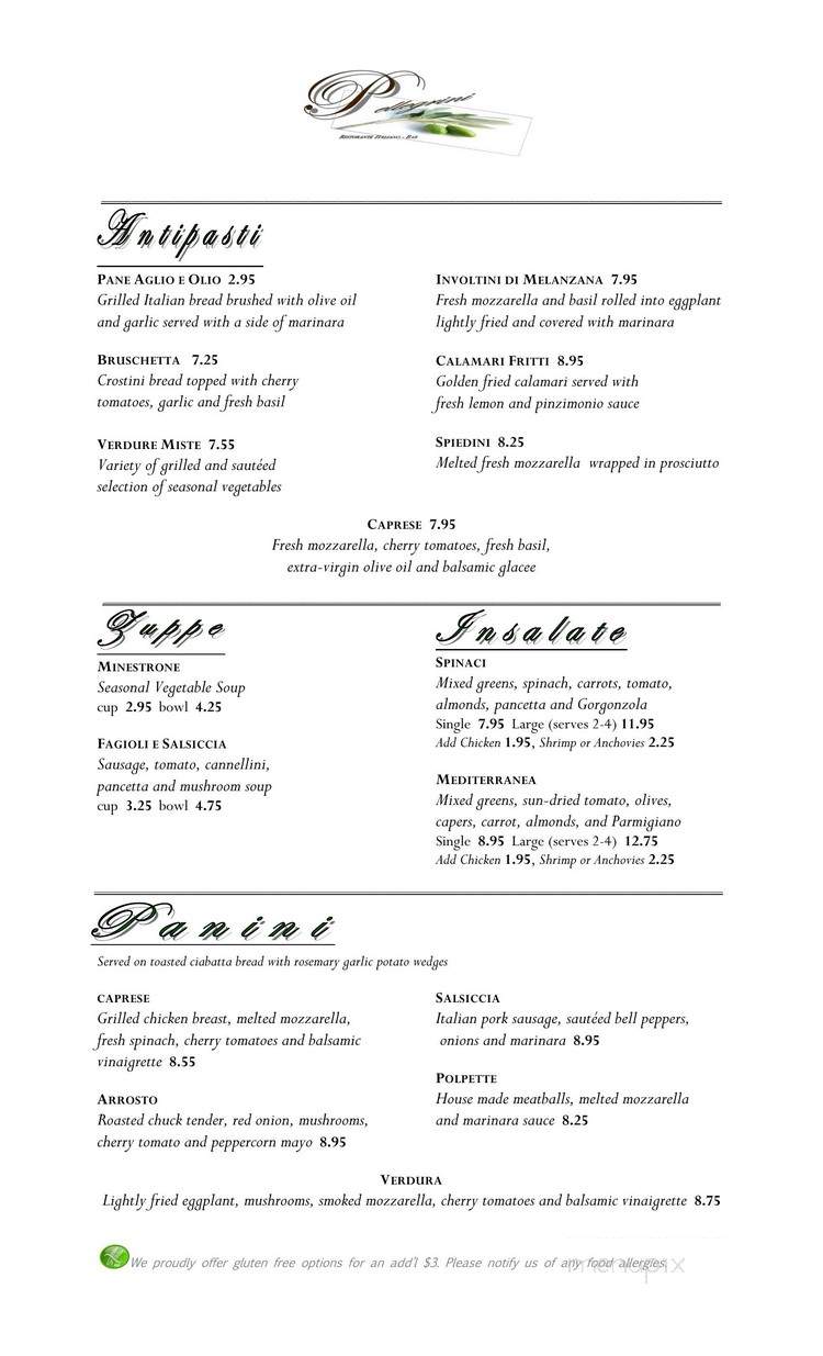Pellegrini Cucina Italiana - Greeley, CO menu_pic
