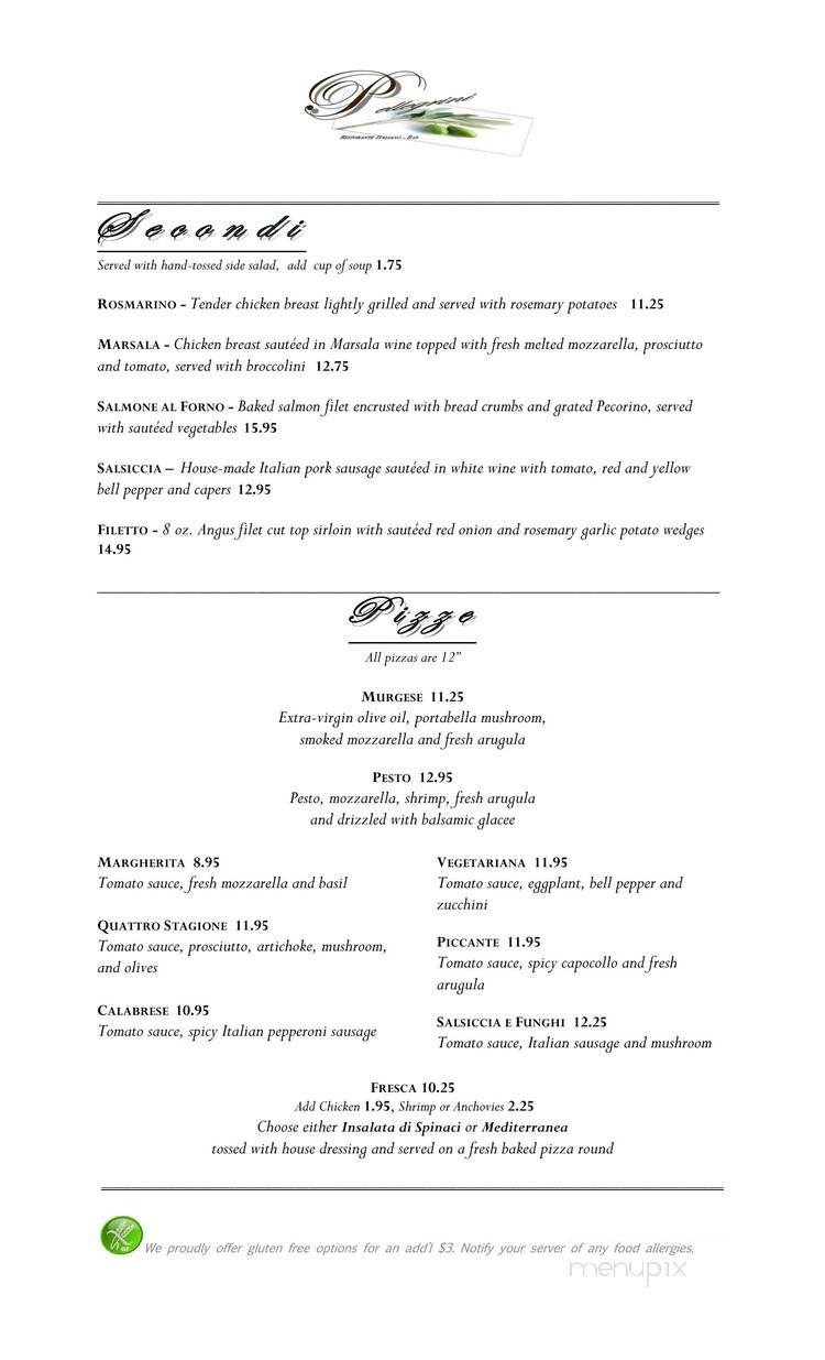 Pellegrini Cucina Italiana - Greeley, CO menu_pic