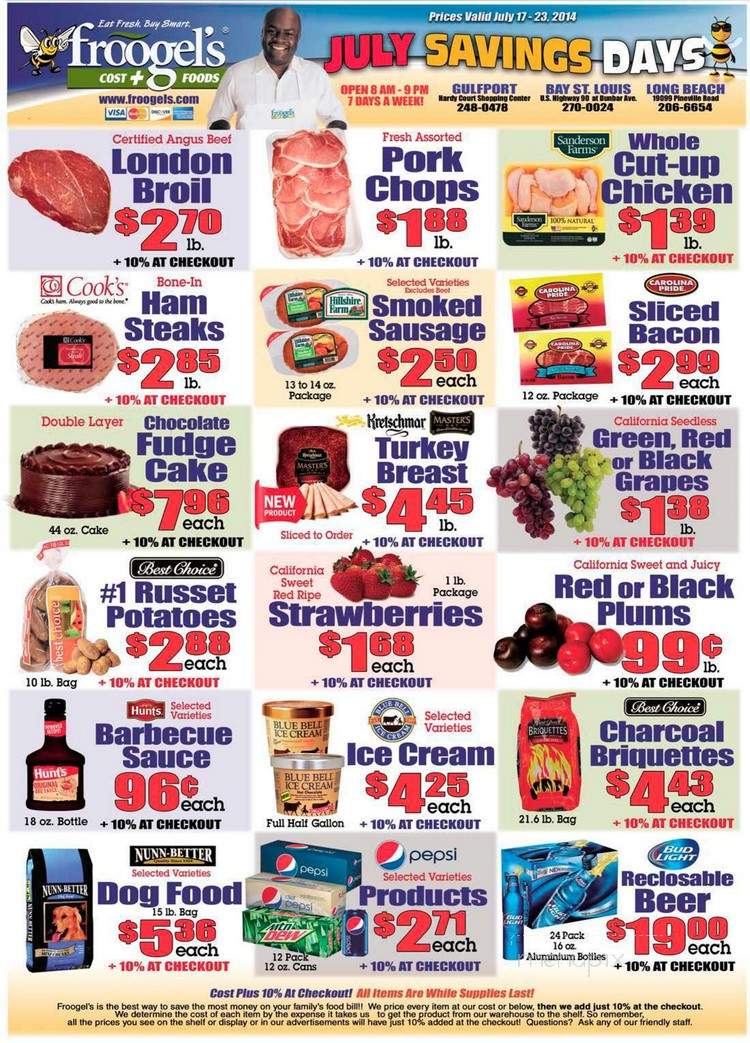Froogel's Cost Plus Foods - Gulfport, MS