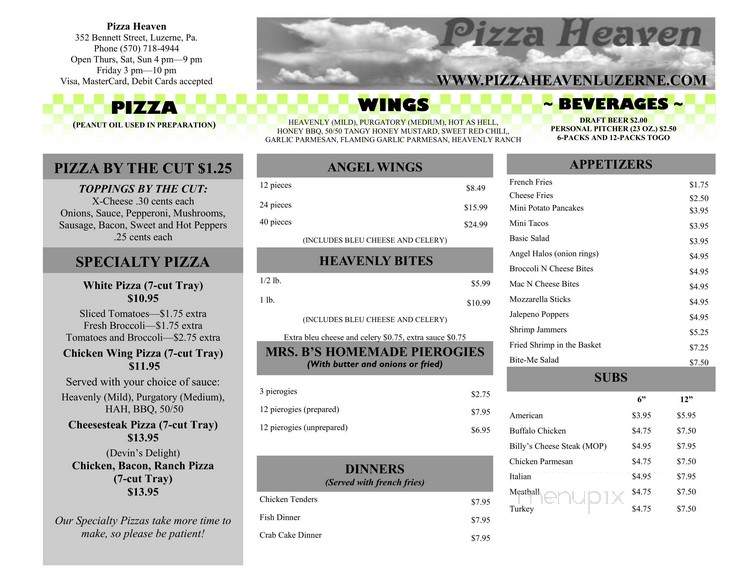 Pizza Heaven - Luzerne, PA