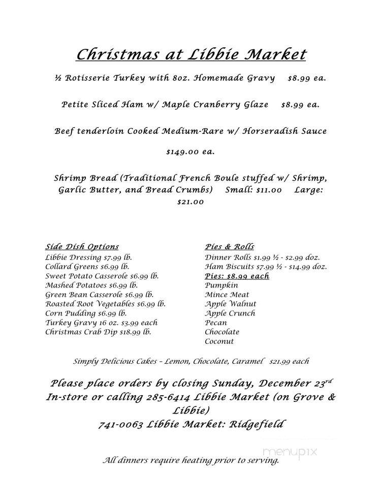 Libbie Market - Richmond, VA menu_pic