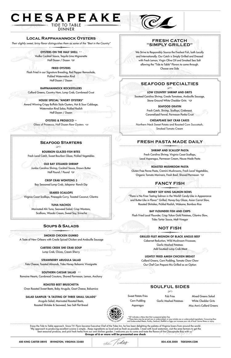 Chesapeake Club Restaurant - Irvington, VA