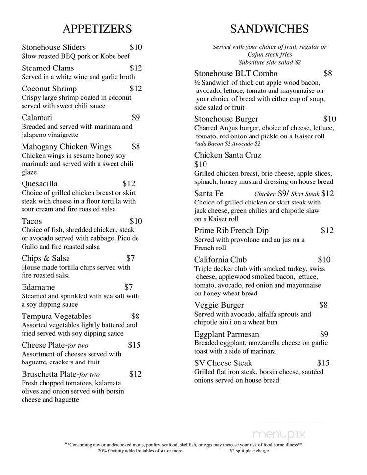 Stonehouse Bar & Grill - Scotts Valley, CA