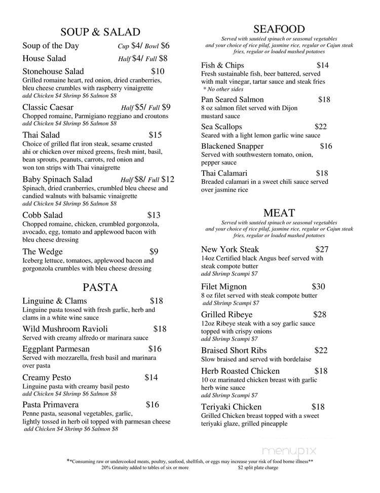Stonehouse Bar & Grill - Scotts Valley, CA