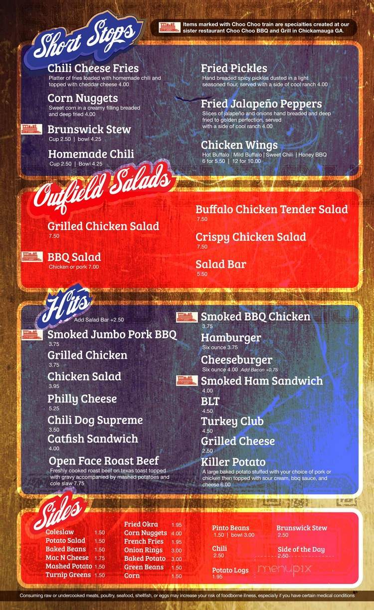 Home Plate Grill - Ringgold, GA menu_pic