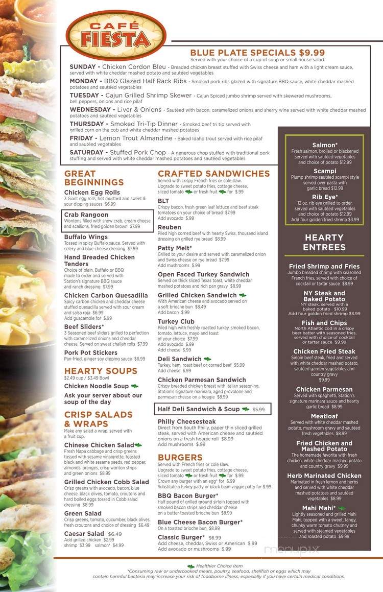 Cafe Fiesta - Henderson, NV menu_pic