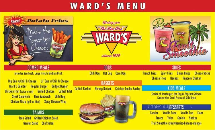 Ward's of Columbia - Columbia, MS menu_pic