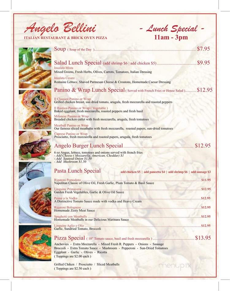 Angelo Bellini - New York, NY menu_pic