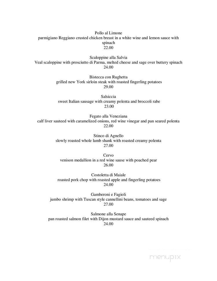 Annarella Ristorante - Saugerties, NY menu_pic