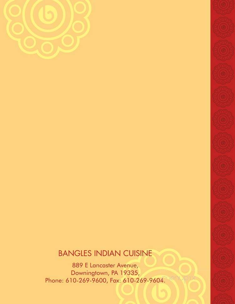 Bangles Indian Cuisine - Downingtown, PA