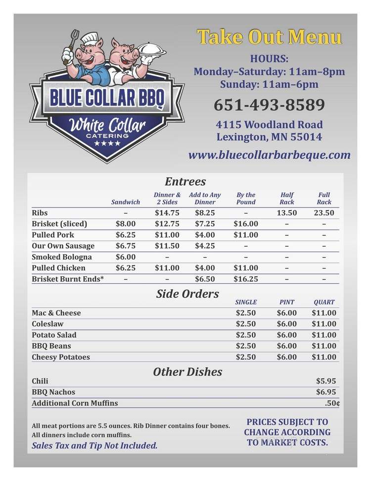 Blue Collar BBQ - Blaine, MN