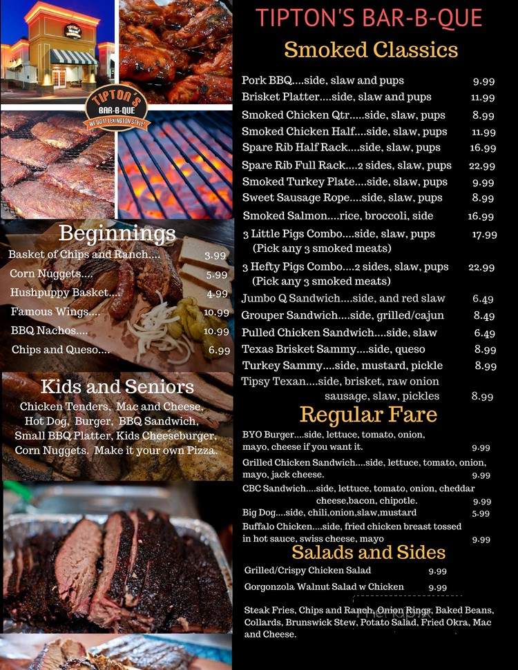 Tipton's - Wilkesboro, NC menu_pic