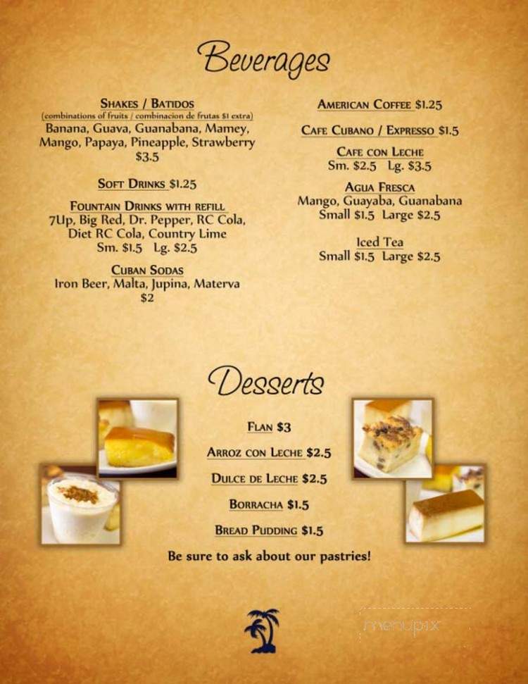 Cuban Sandwich Cafe - Austin, TX menu_pic