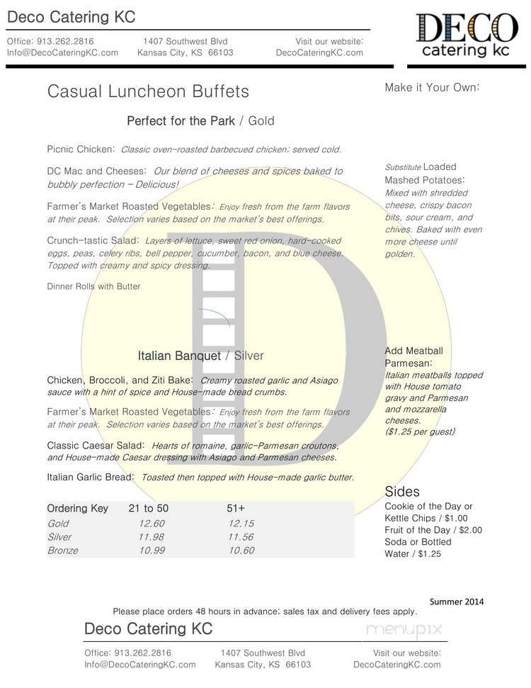 Deco Street Eats - Kansas City, KS menu_pic