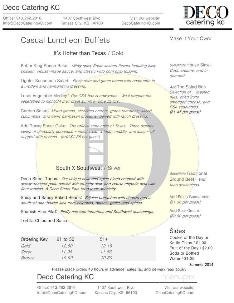 Deco Street Eats - Kansas City, KS menu_pic