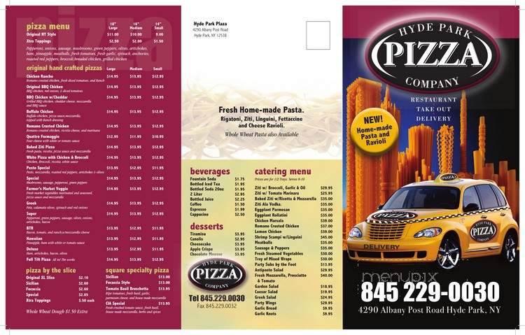 Hyde Park Pizza - Hyde Park, NY menu_pic