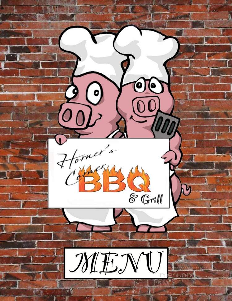 Horner's Corner BBQ - Carlisle, PA menu_pic