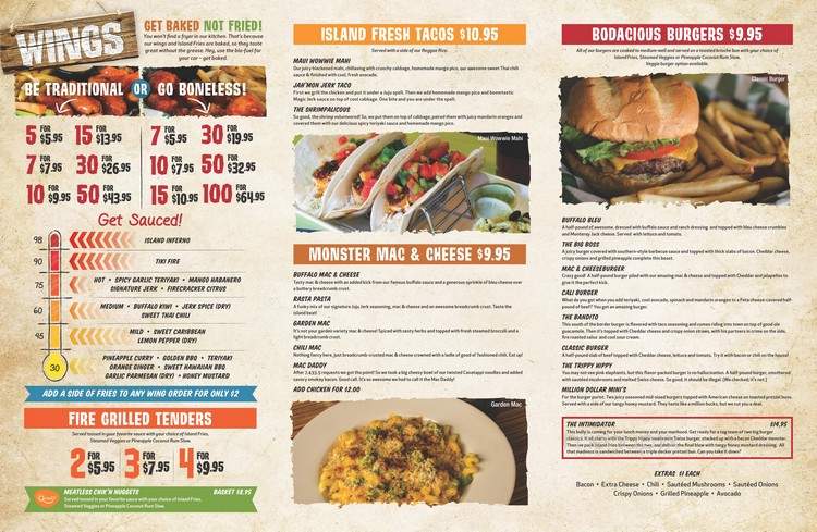 Island Wing Company - Gulf Shores, AL menu_pic