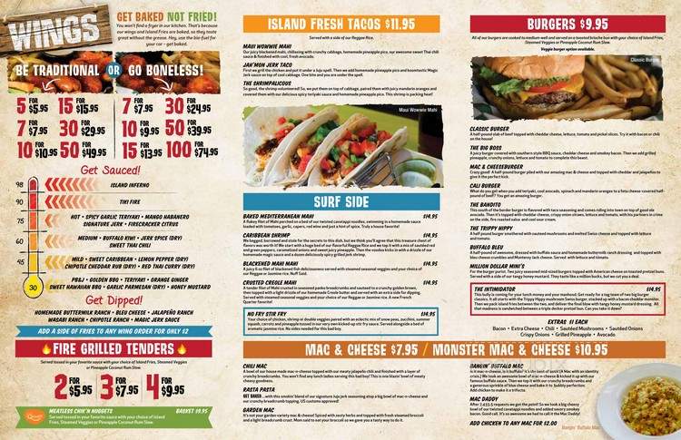 Island Wing Company - Destin, FL menu_pic
