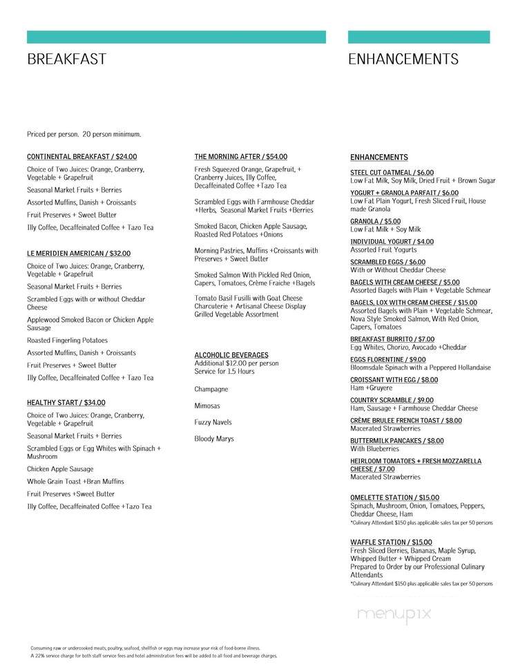Longitude Bar & Restaurant - Santa Monica, CA menu_pic