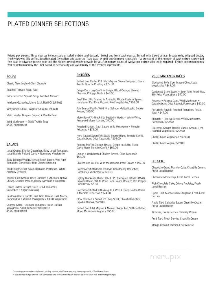 Longitude Bar & Restaurant - Santa Monica, CA menu_pic